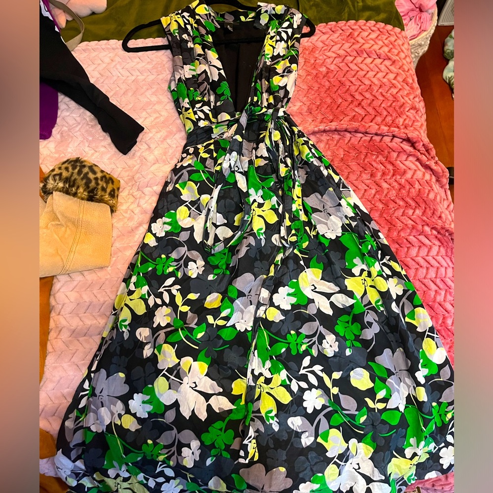 Vintage / Retro Floral Wrap Dress from Alfani